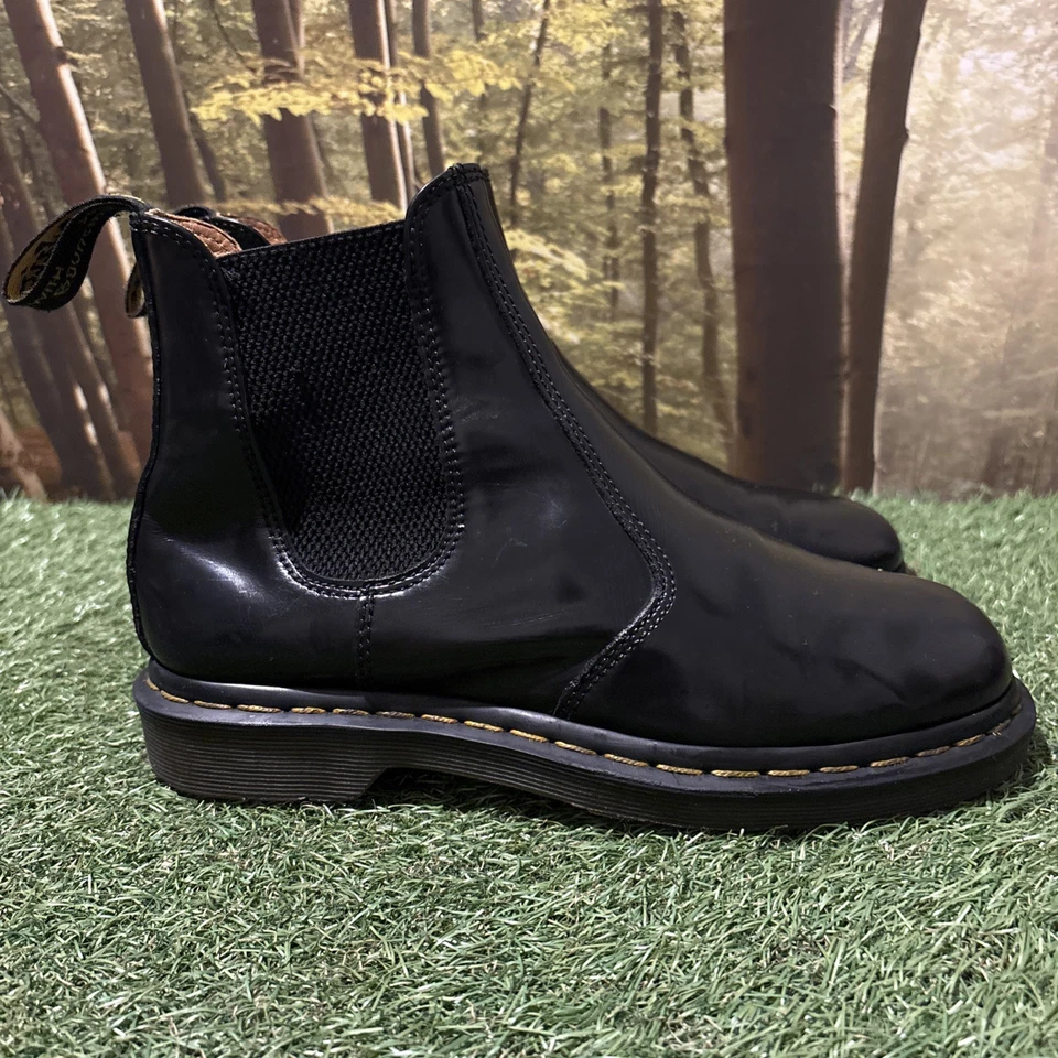 Dr. Martens 2976 Men's Black Leather Chelsea Boots UK 9 EU 43 US 10, photo 3 of 5