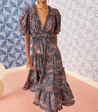 Ulla Johnson Floral Virginia Midi Dress Size 4