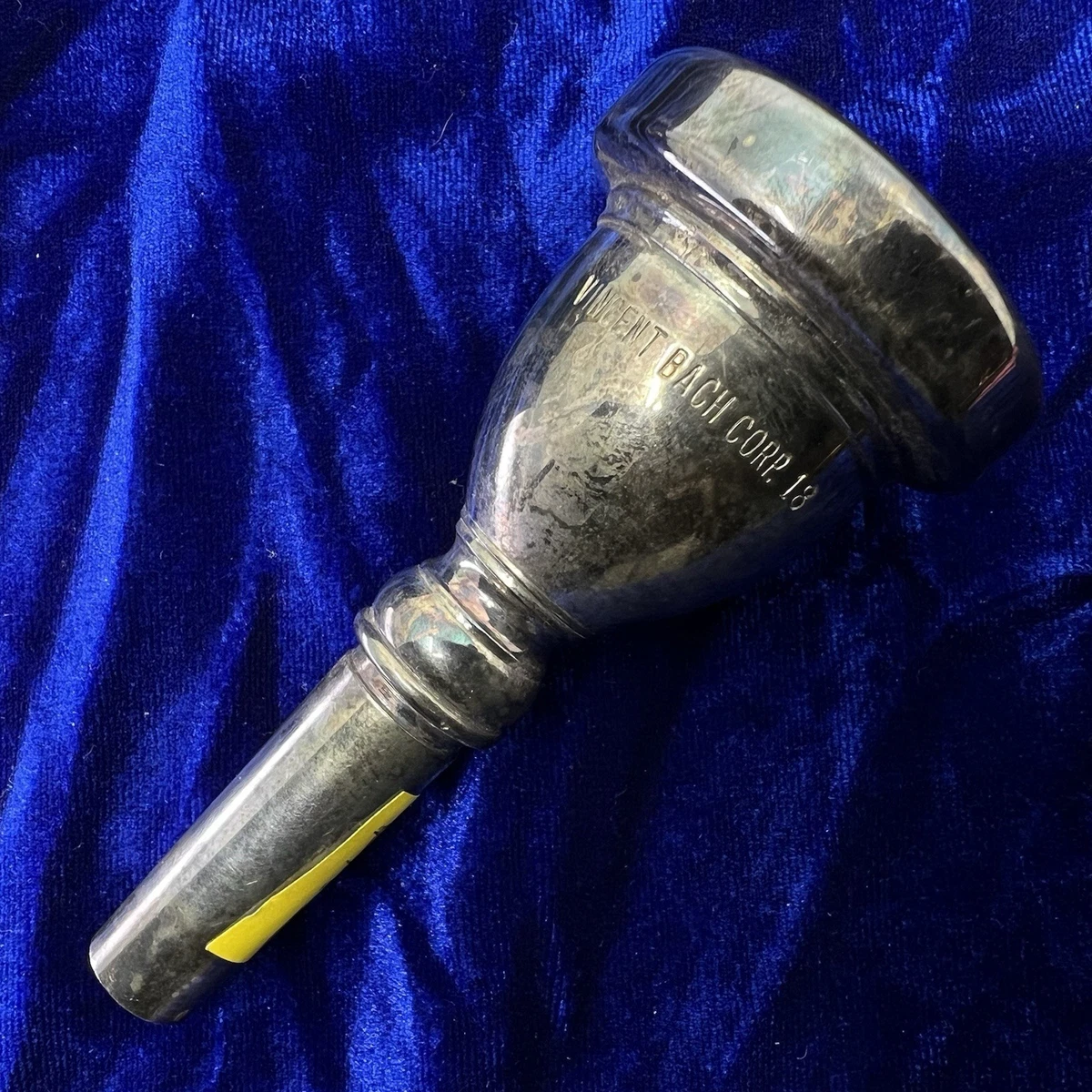 Vintage | Vincent Bach Corp. | Tuba Mouthpiece #18 Silver | eBay