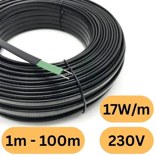 HEATING CABLE 230V 17W/m pipe trace heating frost protection heating cable self-regulate