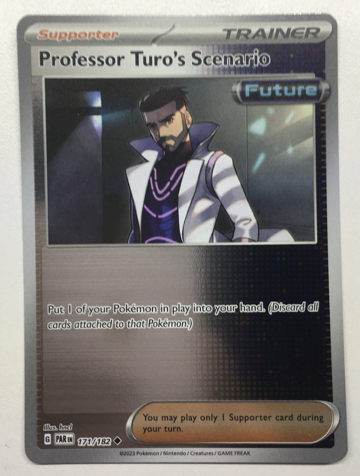 Professor Turo's Scenario 171/182 Uncommon Reverse Holo Trainer Pokemon Card NM
