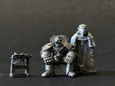 Warhammer 40K Rogue Trader Calgar and Throne Metal Oop Great Condition Rare