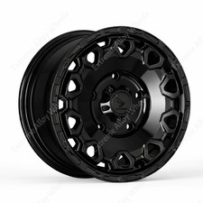 16" Gloss Black AT9 Alloy Wheels Fits Vw T4 Caddy + Mercedes Vito Wheels Only