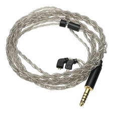 IEM Earphone Cable 28AWG 1.2m 4 Cores HiFi Ear Monitor Cable Gray 4.4mm, TFZ 