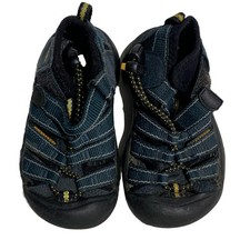 KEEN Toddler Kids Boys Blue Water Sandals Shoes Size 8 Hiking Camping EUC