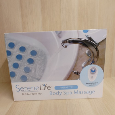 #ad SereneLife Bubble Bath Mat Body Spa Massage Remote Control PHSPAMT22 $69.99