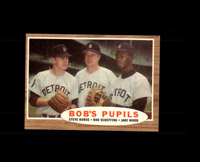 1962 Topps 72 Bob's Pupils Boros/ Scheffing MG/ Wood EX-MT #D1,393623