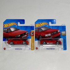 2024 Hot Wheels Short Card 87 Audi Quattro 94 Avant RS2 1:64 Diecast Lot Red