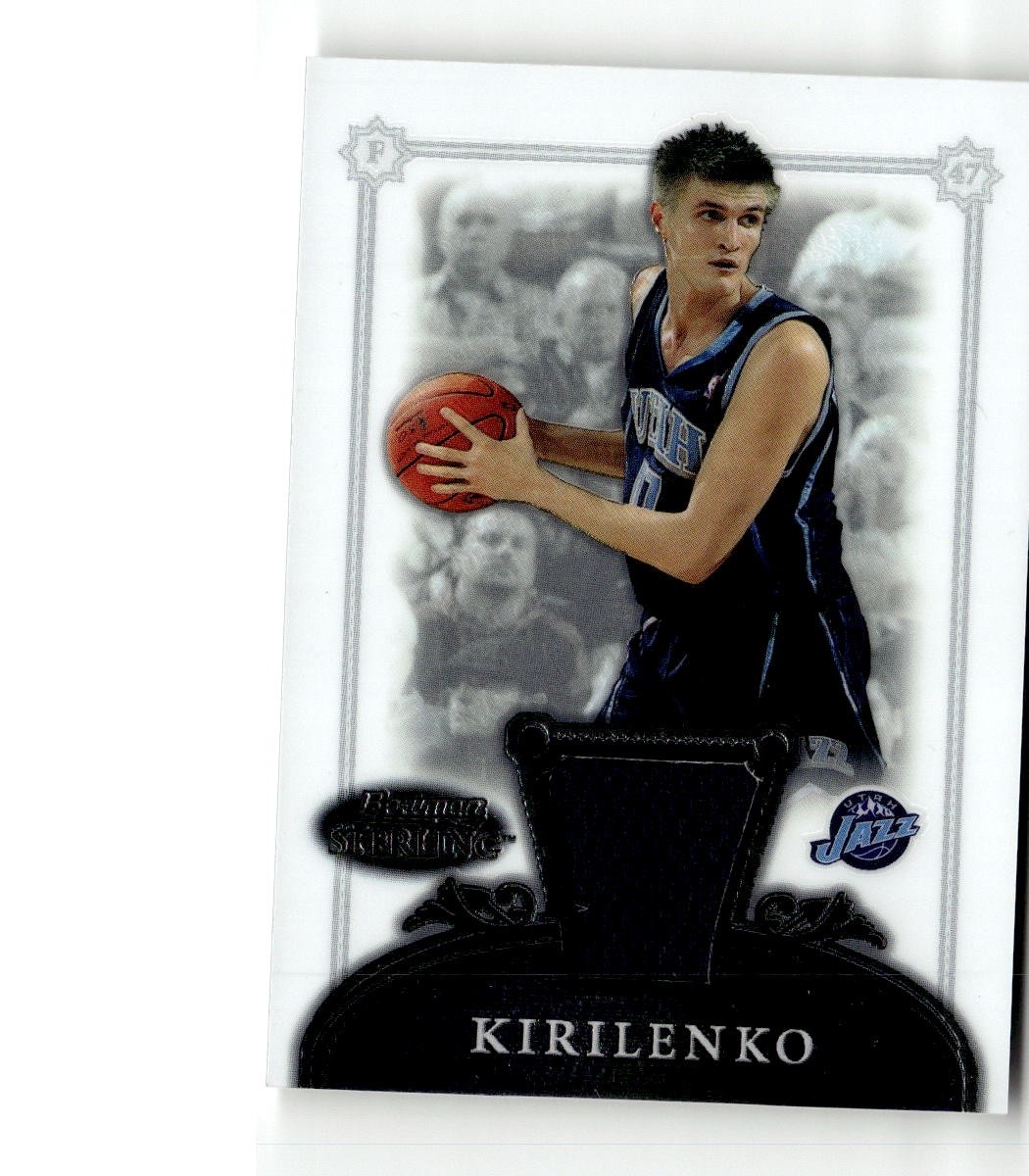 ANDREI KIRILENKO 2006-07 BOWMAN STERLING JERSEY JAZZ HY9