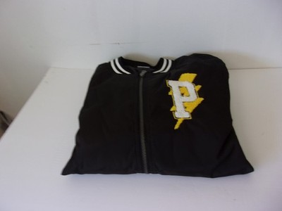 NEW Pokemon Battle Ready Black / White Boys Size  (18-20)  Bomber  Zip Up Jacket