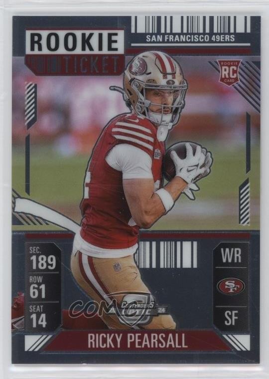 2024 Panini Contenders Optic Rookie Ticket Ricky Pearsall #92 Rookie RC 0w8p