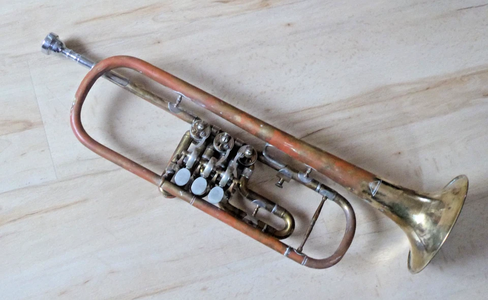 Trompete in B  - Drehventile - Miraphone - 60er Jahre - Bild 2 von 4