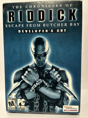 Chronicles of Riddick Escape from Butcher Bay Developer's Cut PC Video Game