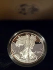 2005 W American Silver Eagle $1 Dollar 1 Oz 999 Silver Unc, With Box, Case & COA