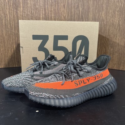 Adidas YEEZY BOOST 350 V2 Carbon Beluga Size 7 1/2 HQ7045
