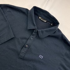 Travis Mathew Men Navy Pima Cotton Short Sleeve Polo Shirt M NWoT