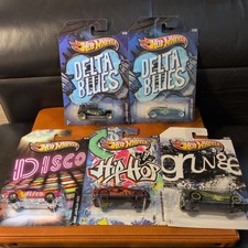 Hot Wheels HW Jukebox 5-car set Hip Hop DISCO Delta Blues grunge etc.
