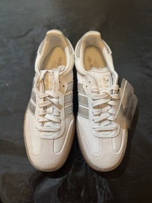 Adidas Sambae  'Rhinestone' Crystal White Silver  (IH4046) Women's Size 7.5 NEW