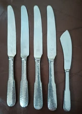 TOWLE HAMMERSMITH STAINLESS DINNER FORKS & MASTER BUTTER KNIFE GERMANY  LOT 5 PC
