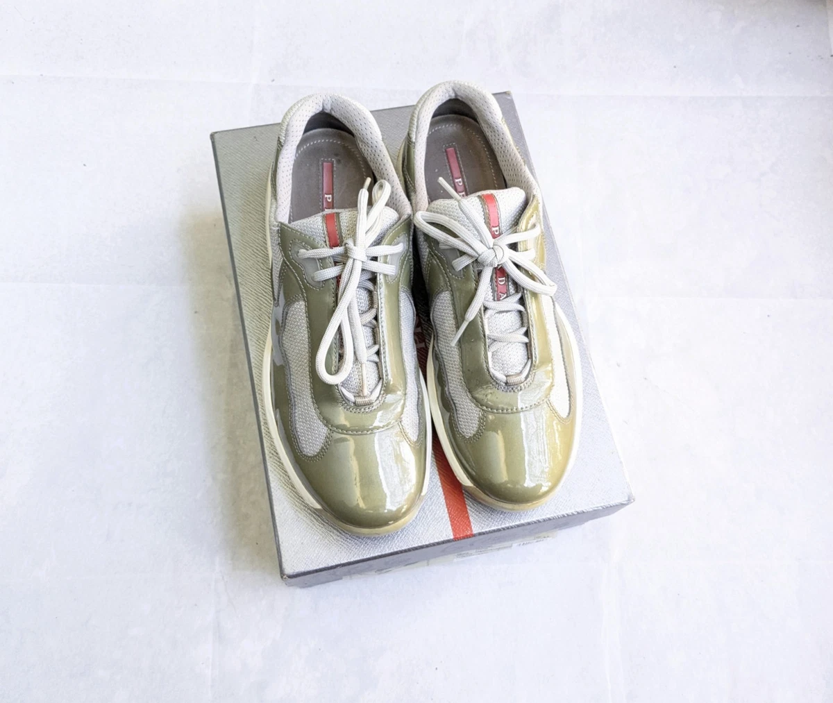 ?HOST PICK? PRADA - America’s Cup Sneakers - Men’s -  Size 9 US - Size 8 UK Black Prada America main image 4