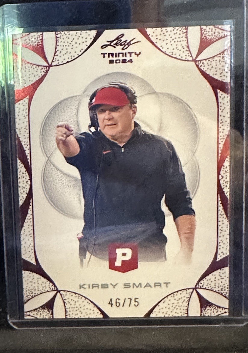 2024 Leaf Trinity Kirby Smart Pristine Auction Red Foil 46/75 21-22 Nat. Champ.