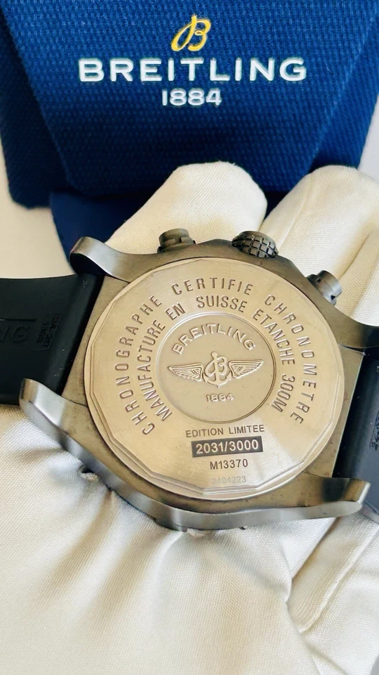 Breitling Super Avenger Chrono Edición Limitada M13370 48mm Acero Negro Foto 4 de 4