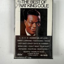 Nat King Cole The Best Of Nat King Cole Cassette Capitol Re-issue
