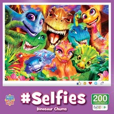 MasterPieces - Selfies - Dinosaur Chums 200 Piece Jigsaw Puzzle