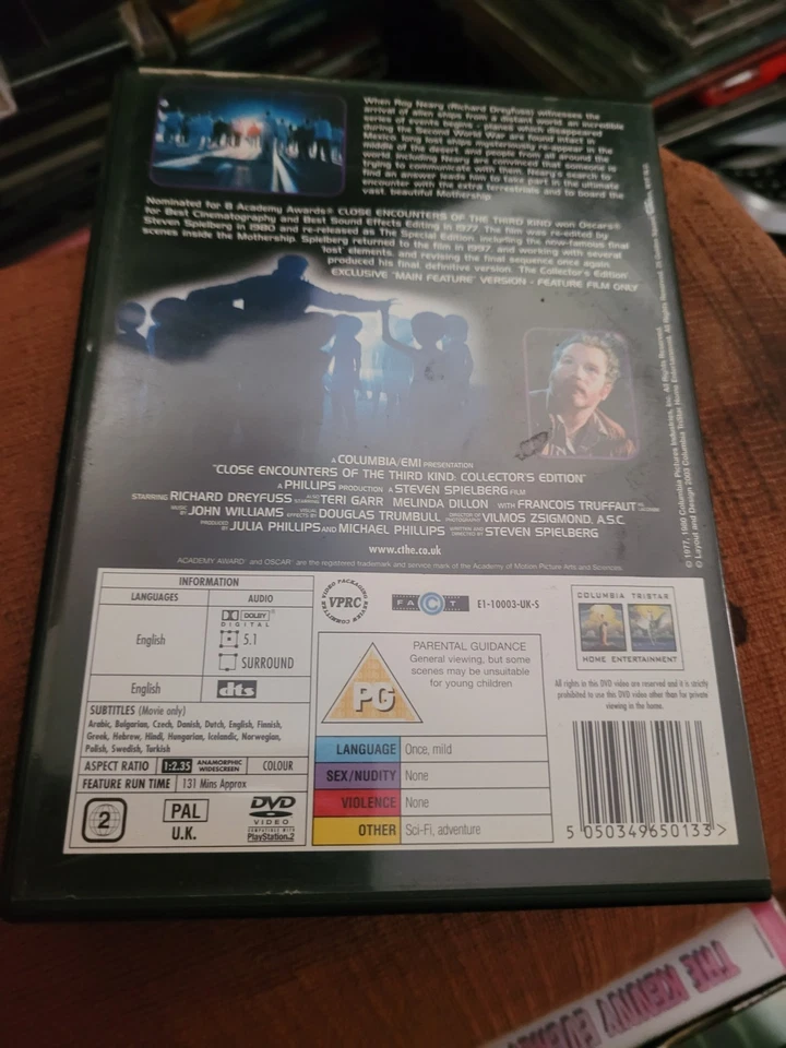 CLOSE ENCOUNTERS OF THE THIRD KIND DVD - Image 2 of 3