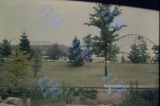 1976 35mm Slide King's Island Amusement Park Ohio Roller Coaster Car Track #3141