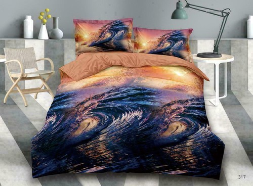 3D Duvet Cover Bedding Set With Fitted Sheet And Pillow Case Single Double King* - Picture 9 of 48