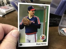 1989 Upper Deck #594 Bryan Harvey RC - NM-MT