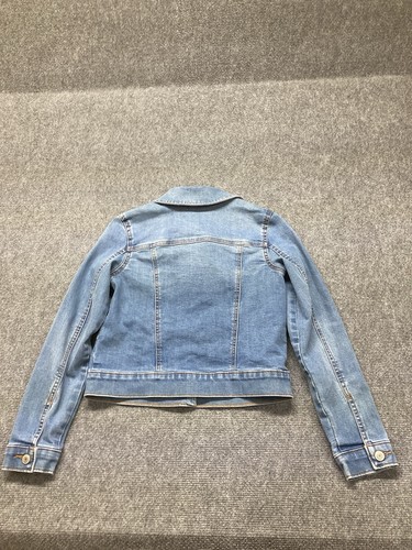 SO Denim Jacket Girls Size Large Long Sleeve Button Up - Picture 9 of 10