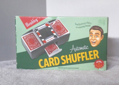 New Wembley Automatic Card Shuffler (Box Has Damage)