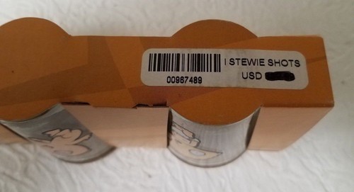FAMILY GUYS 3-PACK STEWIE SHOTGLASSES BRAND NEW - Picture 7 of 9