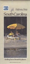 1992 Official State Issue Road Map of South Carolina
