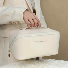 Large Capacity Toiletry Cosmetic Vanity Storage Pouch Travel Make-Up Cases & Bag