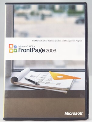 Microsoft Office FrontPage 2003 Upgrade Software CD Windows & Product ...