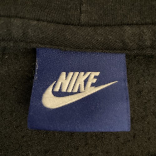 Nike Girl's Sweatshirt Youth XL Club Funnel Neck Kids Black Swoosh AQ6384-010 - Picture 5 of 14