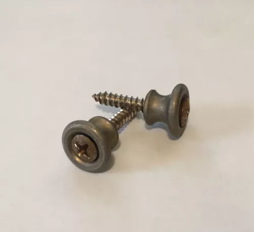 Aged Strap Buttons for Gibson SG Les Paul ES Relic 355