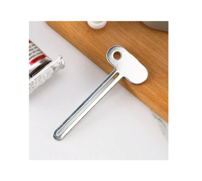 Metal Tube Toothpaste Squeezer Keys Metal Roller Hair Dye Dispenser Wringer Tool - Image 4 of 4