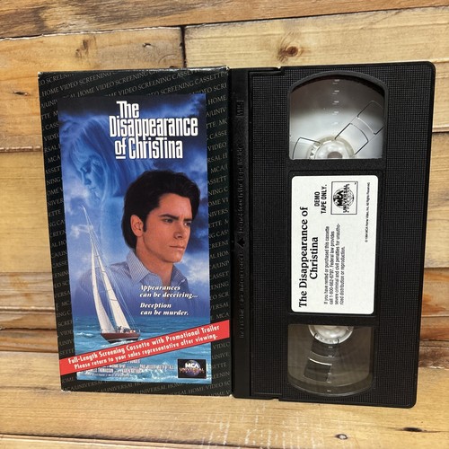 The Disappearance Of Christina Screener Screening VHS Tape Used John Stamos - Picture 1 of 3
