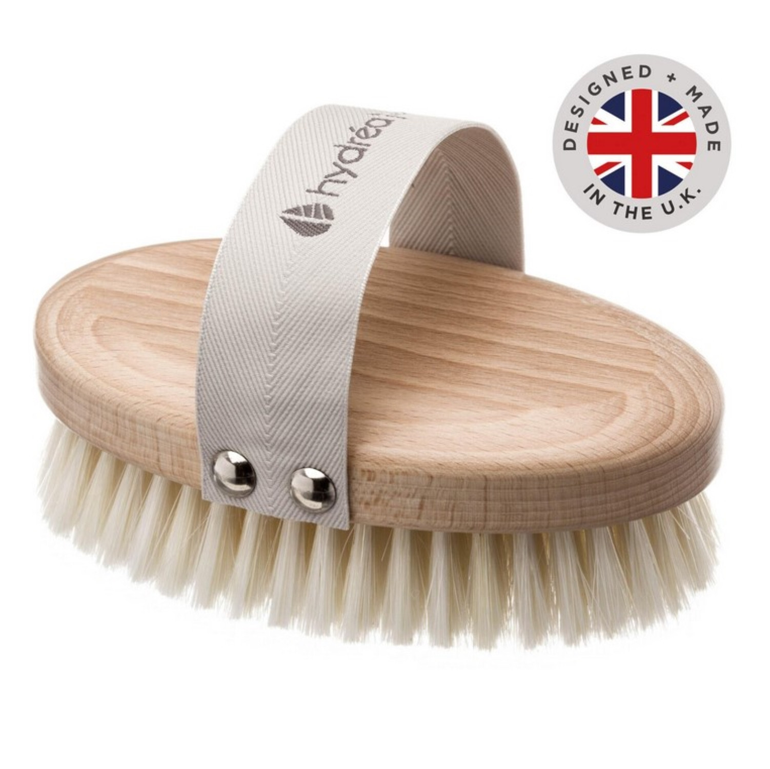 Hydréa London Professional Dry Body Brush, Combination Bristle, 100% Vegan
