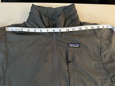 Men's Patagonia Lightweight Crankset Hooded Jacket Gray Size XS
