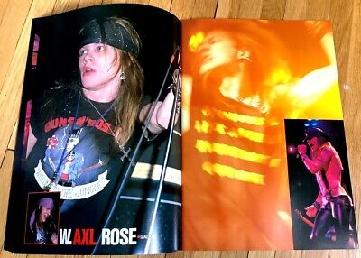 Guns N' Roses Japan Tour 1988 Concert Program Book - USA Guns N' Roses Japan Tour 1988 Concert Program Book - USA
