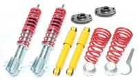 TA Technix Gewindefahrwerk + Domlager VA + Teilegutachten - Fiat Punto 1 TYP 176