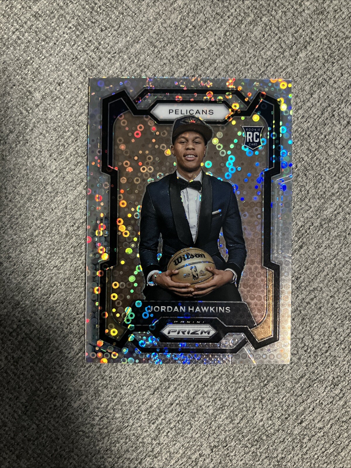 2023-24 Panini Prizm - Rookie Variation Fast Break Prizm #130 Jordan Hawkins