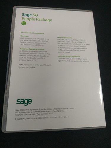 Sage 50 Business Package includes Accounts Payroll, HR, Forecasting. New in Box - Picture 15 of 19