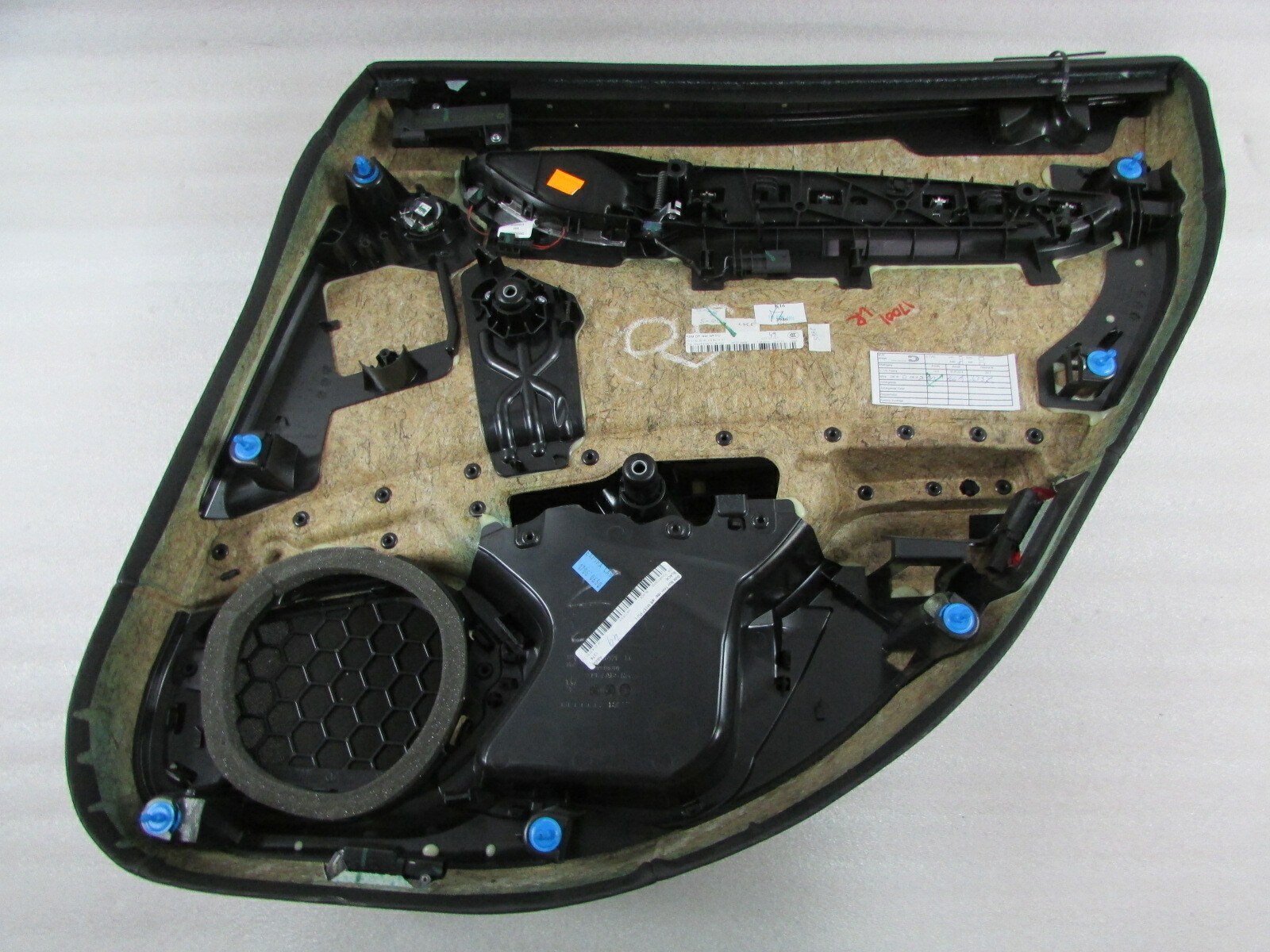 Maserati Ghibli, LH, Left Rear Door Trim Panel, Black, Used, P/N 6700189580