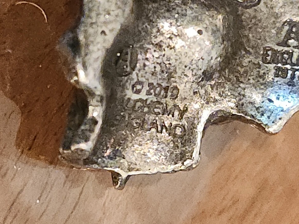 Alquimia de Inglaterra TODO LO QUE QUEDA 2019 Collar Calavera Colgante Gótico 20 pulgadas P886 Foto 3 de 4